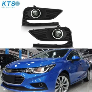 Left+Right Bumper Fog Lights Driving Lamps w/ Switch For 2016-2018 Chevy Cruze - Picture 1 of 13