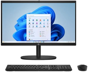 New HP 22" All-in-One Computer Pentium J5040 3.2GHz 8GB RAM 128GB SSD Win 11 - Picture 1 of 9