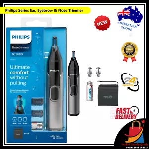 PHILIPS Nose Ear Eyebrow Hair Trimmer Shaver Washable No Pulling No Cut Portable - Picture 1 of 7