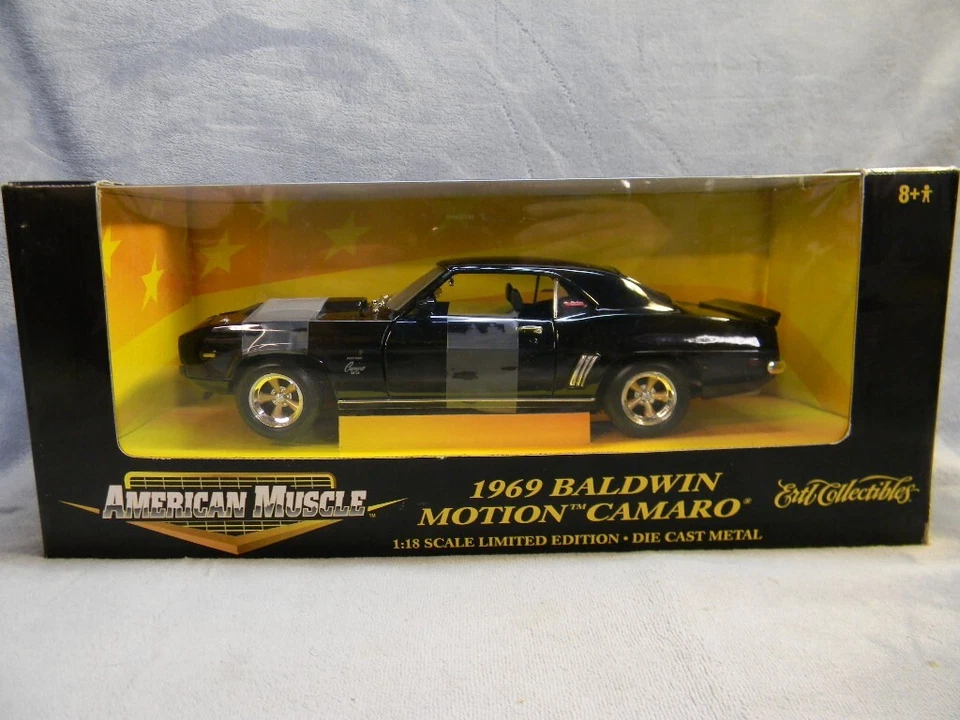 Ertl 1969 Chevy Camaro 427 Baldwin Motion Black Le 32472