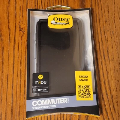 Genuine OtterBox Commuter Series Case for Motorola Droid Maxx Black ~New NIB - Image 1 of 4