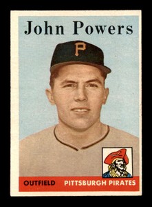 1958 Topps #432 John Powers RC EX/EX+ X2704726