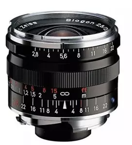 Carl Zeiss BIOGON T * 28mm f2.8 ZM Lens BLACK Leica M mount Manual Focus New - Picture 1 of 9