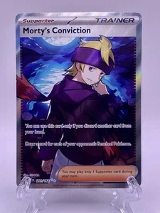 Pokémon TCG Morty's Conviction 201/162 Full Art Ultra Rare Temporal Forces NM/M - Picture 1 of 2