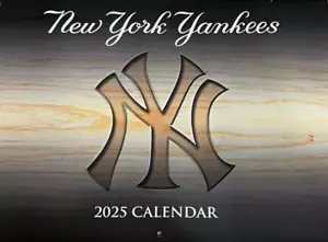 Wandkalender 2025 Spielplan New York Yankees Stadium Gewinnspiel Brandneu - Bild 1 von 1