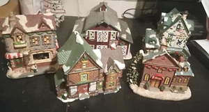 5 Stück Weihnachtsmann Werkbank Friseur Schuster Nikolaus Quadrat Preis O'Well - Bild 1 von 11