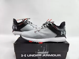 Under Armour Men's HOVR Drive 2 Golf Shoes Size 10.5 Mod Grey Black Red - Picture 1 of 15