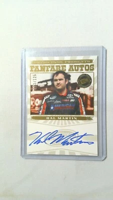 2013 Press Pass Fanfare Autographs Gold #HM Hal Martin NNS/123/125 - Image 1 of 2