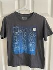 Mojang Youth Minecraft Constellation Stars T Shirt Size L