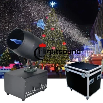 2000W Snowfall Machine Moving Head Snowflake snow Machine Xmas+case fast ship - Image 1 of 4