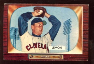 1955 Bowman Baseball Card #191 HOFER Bob Lemon EXMT - Picture 1 of 1
