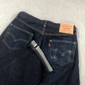 Levis Jeans Adult 29x32 [Fits 28x27] Blue Selvedge 501 xx Big E LVC 1955 Redline - Picture 1 of 19