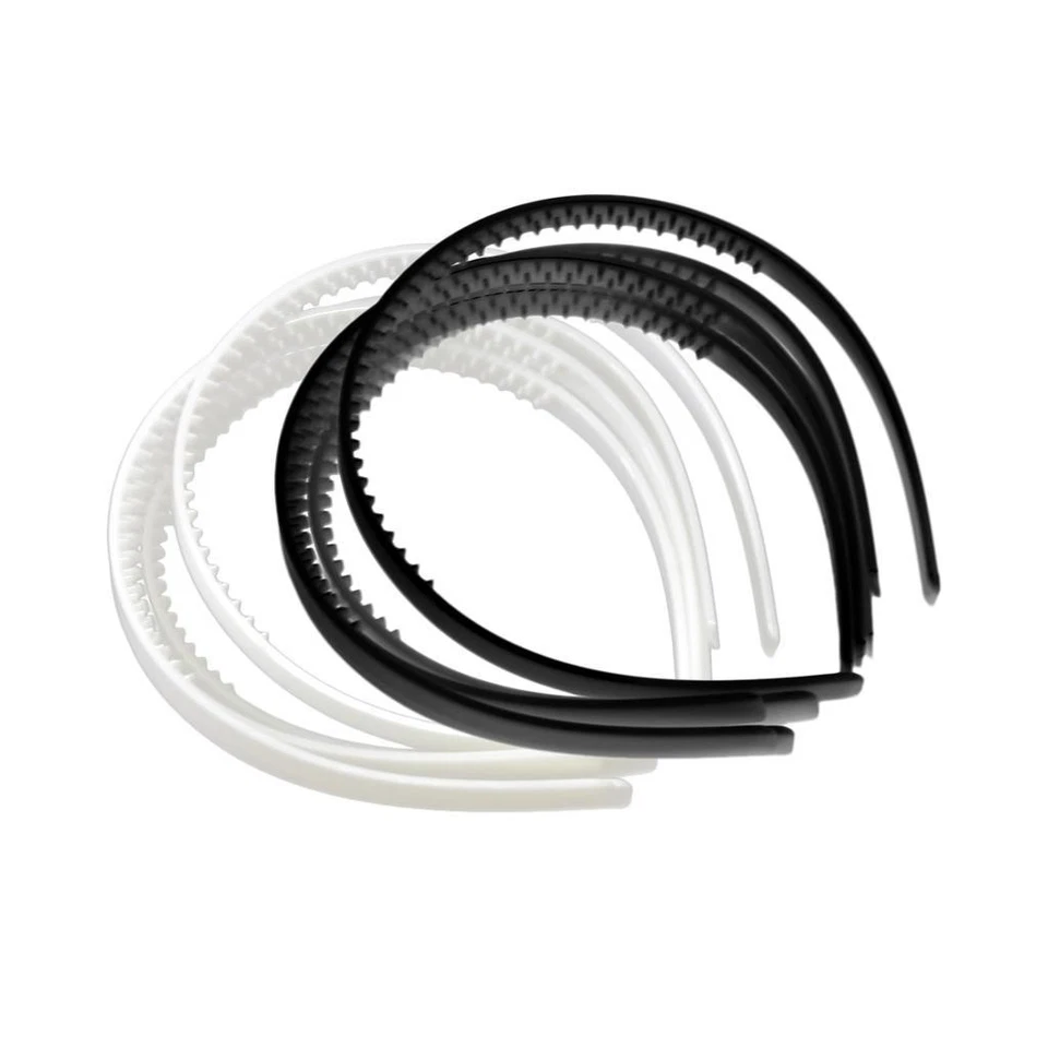 10 Pieces Plastic Headband DIY Hair Band Hair Hoop With For - Image 1 of 4