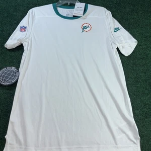 Camiseta Maimi Dolphins Nike Logo Para Hombre S/S UV UPF 40+ NFL Blanca Talla M Dri-fit - Imagen 1 de 12