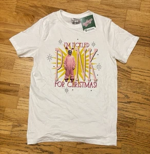 NUEVO CON ETIQUETAS "A Christmas Story" I'm Tickled Rosa Camiseta Unisex Talla S - Imagen 1 de 7