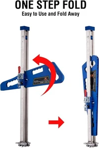 347612 Manual Plasterboard Cutting Tool Foldable Handle 61cm Max Cutting Drywall - Picture 1 of 9