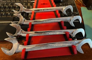 Snap-on 4Pc 4 Way Angle Head Open End Wrench Set 13/16 7/8 15/16 1" VS26-VS32 - Bild 1 von 7