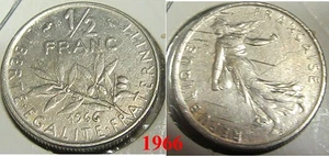 France 1/2 Franc 1966 - Picture 1 of 1