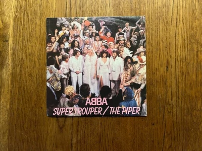 Abba - Super Trouper / The Piper (1980) 7" single VG+ - Image 1 of 2