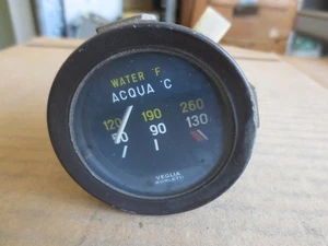 Fiat 124 Spider Water Temp Gauge Instrument Cluster OEM USED Veglia Borletti - Foto 1 di 7