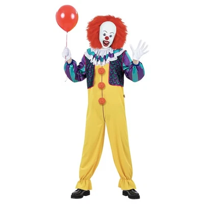 It 1990 Pennywise Mens Adult Costume - Image 1 of 4
