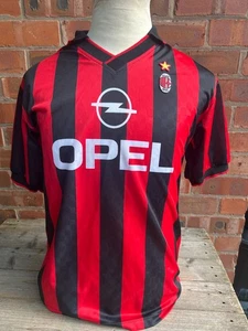 mens AC MILAN shirt by SCOREDRAW - size M great condition - Picture 1 of 5