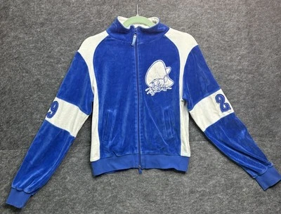 复古 批量 29 Looney 双向拉链 蓝色和白色 Speedy Gonzales 中号 — 第 1/4 张图片