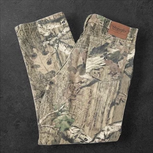Wrangler Pro Gear Mossy Oak Camouflage Jeans Mens 36 x 30 Break Up Infinity Pant - Picture 1 of 8