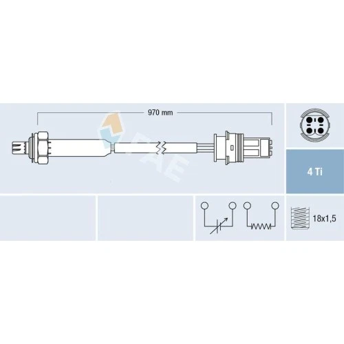 1x Sonde lambda FAE 77354 convient pour BMW MINI - Photo 1/1