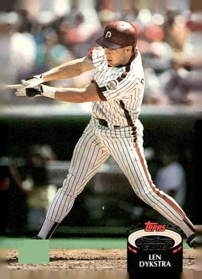 1992 Stadium Club #470 Len Dykstra - Image 1 of 2