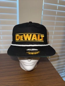 New Era The Golfer NASCAR Christopher Bell #20 SnapBack Hat Black Dewalt New - Picture 1 of 6