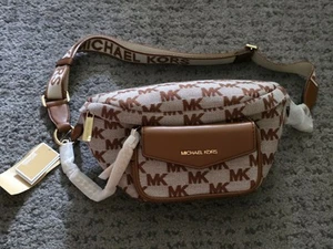 Michael Kors Maisie Umhängetasche 2in1 Gürteltasche Bauchtasche Braun Neu Top - Bild 1 von 10