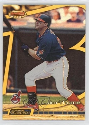 2001 Topps Fusion Jim Thome #136 HOF - Image 1 of 2