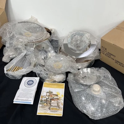 Cuisine Cookware Command Performance Gold 11 Pc Holiday Buffet Set - Image 1 of 4