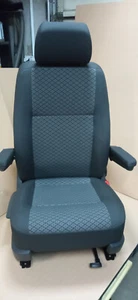 Asiento asiento del copiloto Quadratic VW T5 T6 T6.1 furgoneta brazos - Imagen 1 de 4