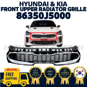 GENUINE OEM Hyundai Kia Front Upper Radiator Grille 86350J5000 Stinger 2016-2017 - Picture 1 of 1