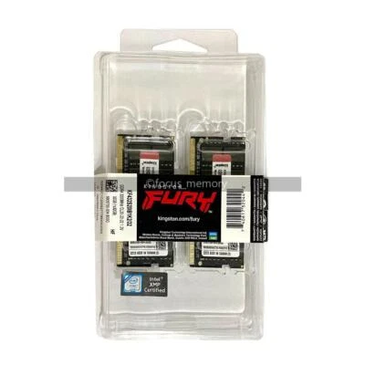 Kit de memoria DDR4-3200 MHz 32 GB (2x 16 GB) 260 pines SO-DIMM KF432S20IB1K2/32 portátil Foto 1 de 4