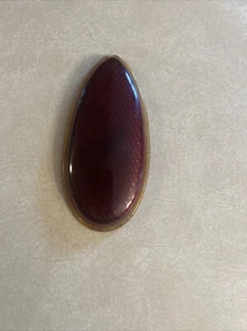Vintage Ford Stimonite Tail Light Red Lens #37 Teardrop shape Glass Taillight - Bild 1 von 11