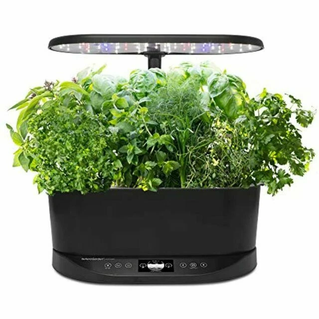 AeroGarden Bounty Basic with Gourmet Herb Seed Pod Kit - 903126-1100