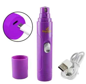 Hertzko Electric Pet Nail Trimmer with USB Cable - Purple (HNG-31) - Picture 1 of 9