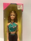 Barbie Style Doll Auburn Hair Green Halter Crop Top Black Pants 1998