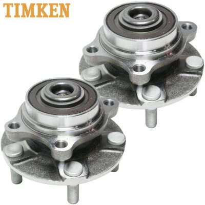 Pair TIMKEN Front Wheel Bearing Hub For 2003-2007 Infiniti G35 Nissan 350Z  IN - Image 1 of 4