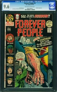 FOREVER PEOPLE # 9 Awesome JACK KIRBY! NICE! CGC 9.6 0907346003 - Picture 1 of 1