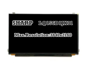 15.6" 4K Sharp LCD LED Screen LQ156D1JX01 3840X2160 1000:1 UHD IPS Display - Picture 1 of 3