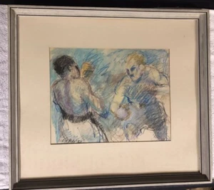 Muhammad Ali vs Cooper-1 Authentic Blackburn ‘63 Signed Sports Boxing Artwork - Picture 1 of 8