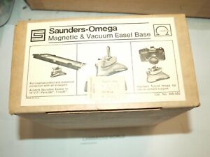 saunders omega magnetic & vacuum easel base NEW VERY OLD STOCK