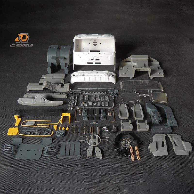 JDM Plastic Cabin Shell For DIY LESU For TAMIYA  FMX 1/14 Tractor Truck Model - Image 1 of 3