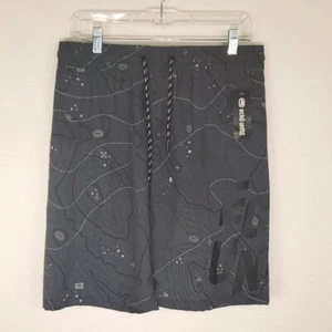 *NEW* ECKO UNLTD. Swim Trunks Gray, Black, White w/Logo, size Small - Picture 1 of 6