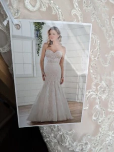 Essence Of Australia Wedding Dress - Size 8 - Blush - Picture 1 of 12
