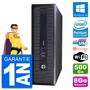 PC HP ProDesk 600 G1 SFF Intel G3220 RAM 8Go Disque 500Go Windows 10 Wifi - Photo 1/7